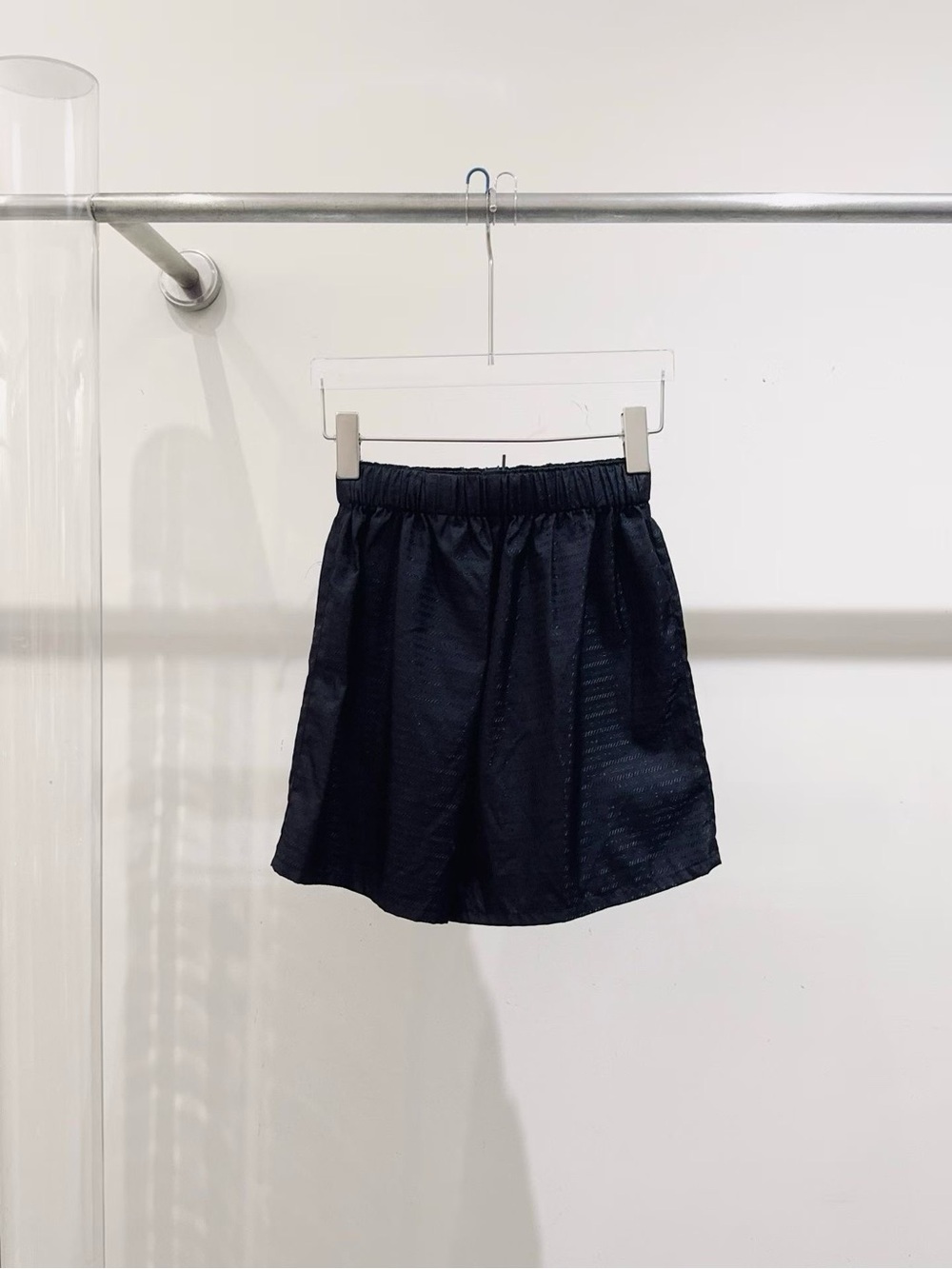 Prada Black Triangular Logo Patch Shorts - Picture 2 of 6